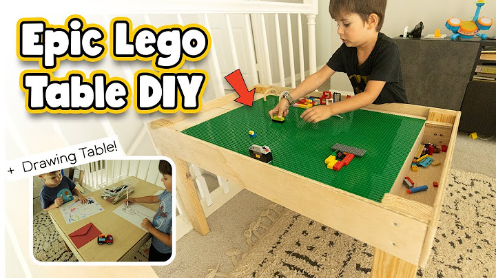 Easy DIY 2 in 1 Lego Table Build