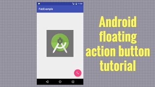 Android floating action button tutorial screenshot 3