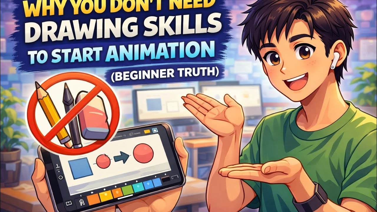 Why You Don’t Need Drawing Skills to Start Animation (Beginner Truth ...