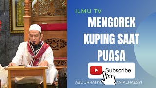 Ear Picking During Fasting