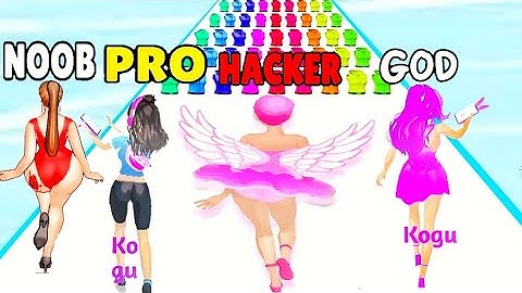 NOOB VS PRO VS HACKER VS GOOD Streamer Rush,