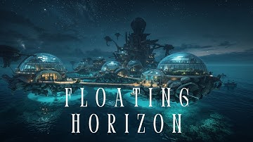 Floating Horizon | Sci-Fi Meditative Music for Deep Focus & Relaxation | Ambient Space Oceanscape