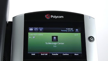 Polycom VVX 601 - Voicemail