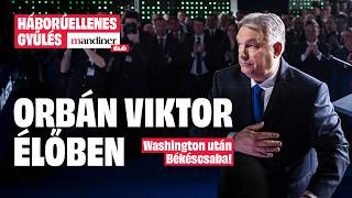 Háborúellenes Gyűlés Békéscsabáról – ÉLŐ közvetítés a Mandineren