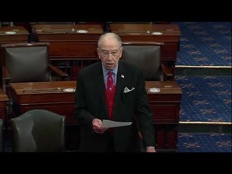 Grassley on Democrats Undermining our Elections