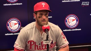 Bryce Harper reflects on "emotional" return to D.C.