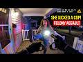 Drunk Mom Smashes Kids’ PS4... Then Kicks a Police Officer