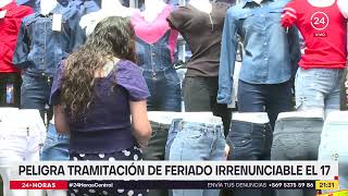 Peligra tramitación de feriado irrenunciable para el 17 de septiembre | 24 Horas TVN Chile