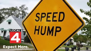 Detroit marks installation of 10,000th speed hump