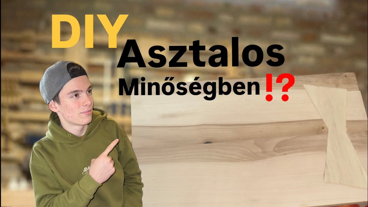 DIY asztalos minőségben !? asztallap táblásítás mire kell figyelni @Woodwork tv