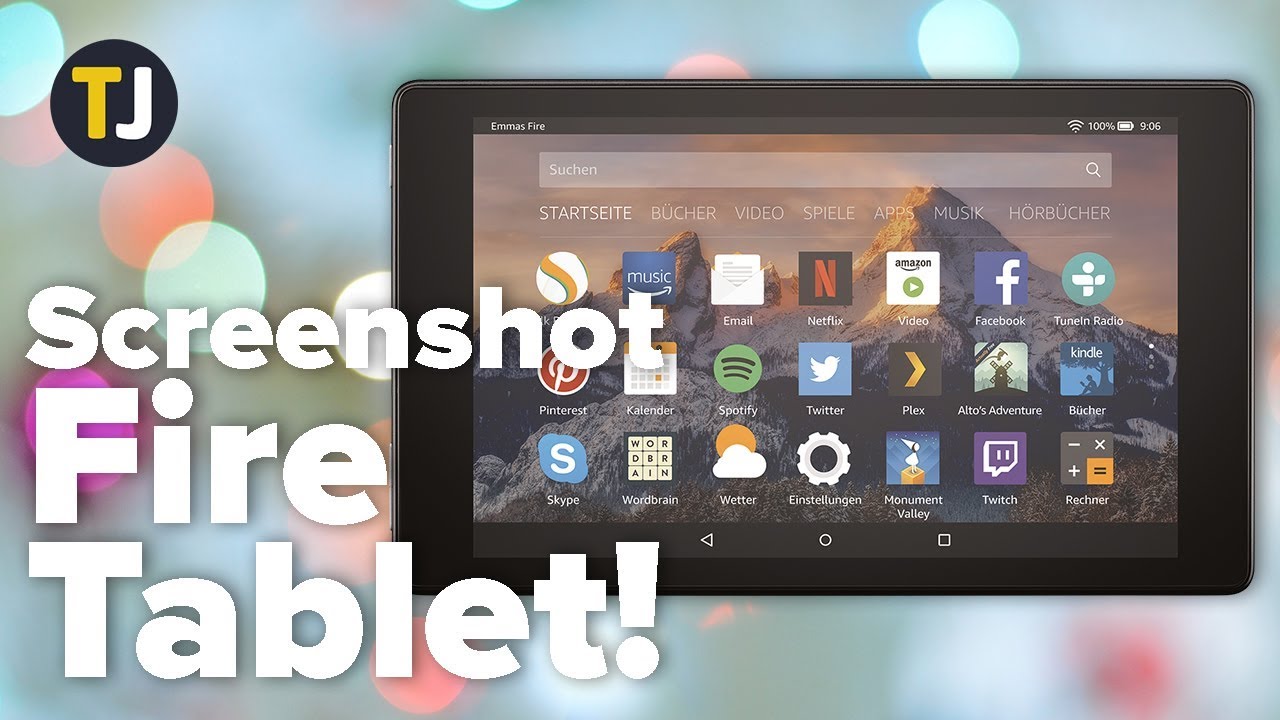 How To Take A Screenshot On Amazon Fire Tablets Youtube