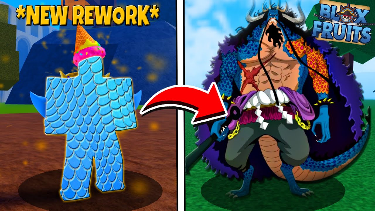 VAZOU! REWORK da DRAGON da NOVA ATUALIZAÇÃO do BLOX FRUITS 