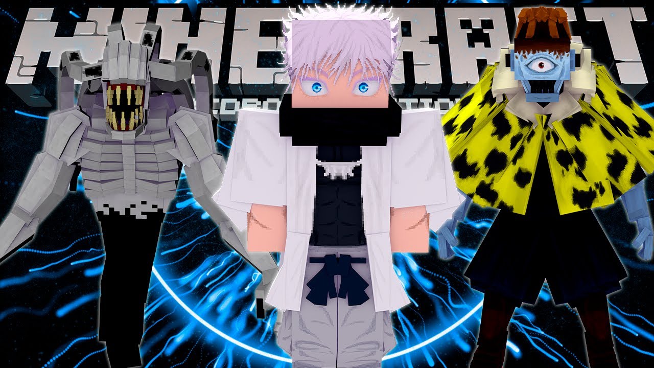 ESSA É MELHOR ADDON JUJUTSU KAISEN QUE EXISTE PARA MINECRAFT