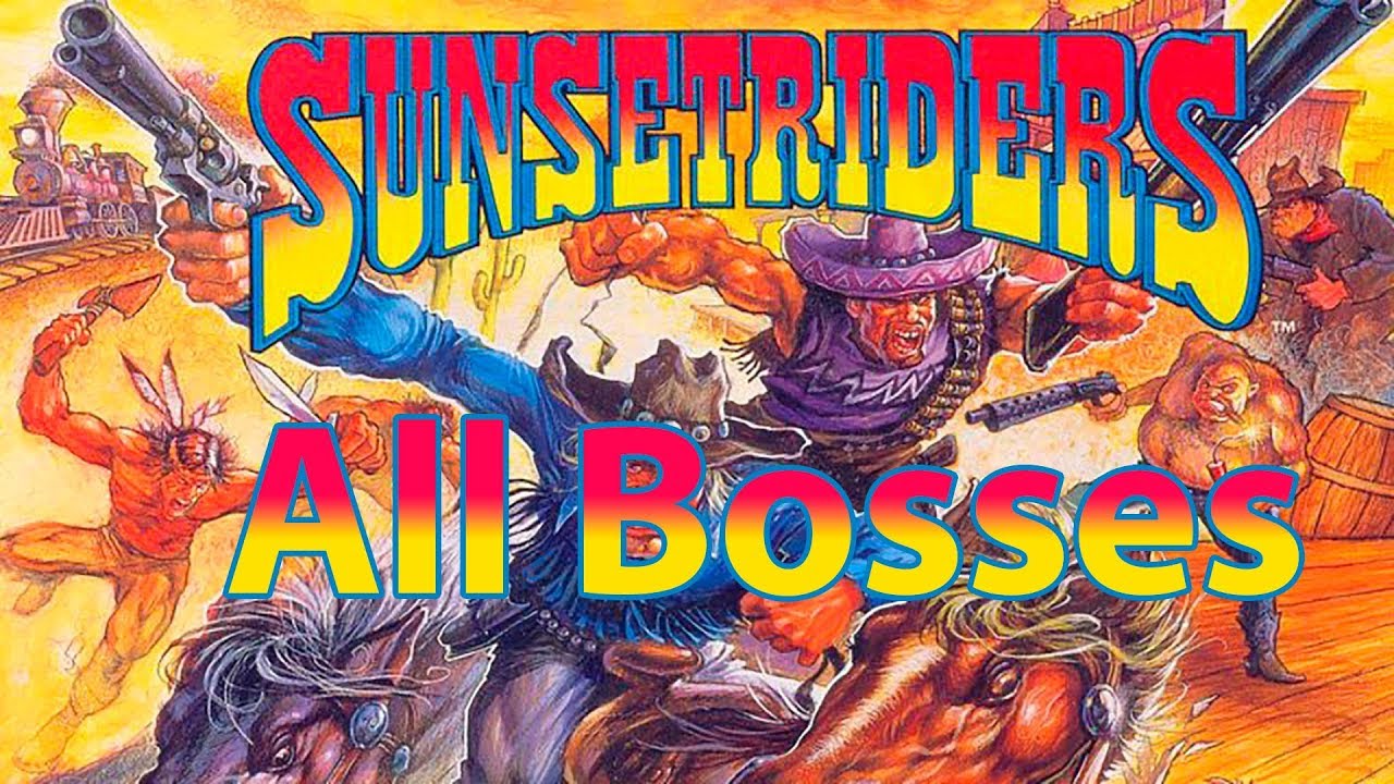 [Arcade] - Sunset Riders - All bosses - YouTube