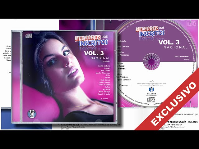 Melhores dos Inscritos Vol. 3 - Nacional (2024, RSA Music) - CD