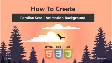 How to Create Parallax scroll Animation Background HTML CSS JS