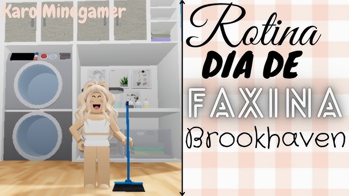 ROBLOX - (BROOKHAVEN) ROTINA SOZINHA EM CASA!