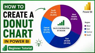 How to Create a Donut Chart in Power BI | Beginner Tutorial