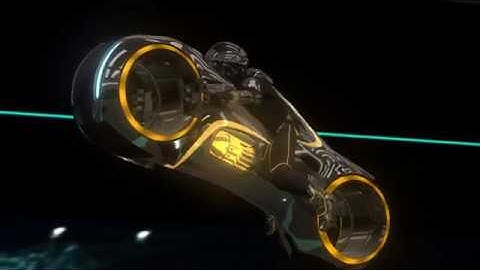 Tron Legacy Lightcycles Animation (version 2)