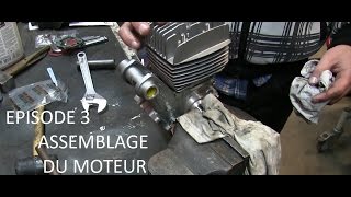 🏍 EPISODE 3 - Assemblage du moteur Malossi 50cc / Peugeot 103 MVL [FR]