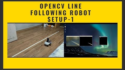 OpenCV Line Following Robot Promo | Computer Vision | Image Processing | Raspberry Pi