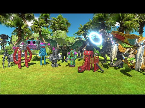 Trevor Henderson VS scp VS Kaiju VS FNAF - Animal Revolt