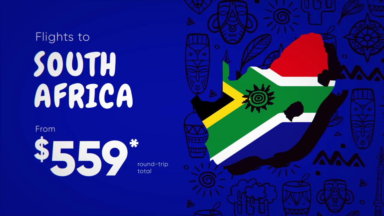 South Africa Flights from 559 total YouTube