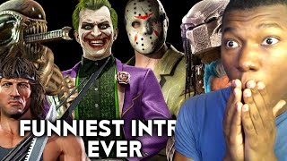 MORTAL KOMBAT Funniest Intros Ever - MK Funny Jokes REACTION