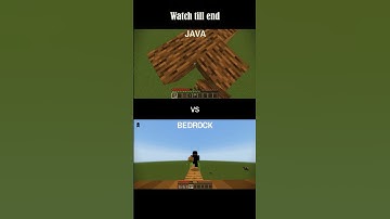 Java be like 😭 Meanwhile Bedrock 🏃💨#minecraft #shorts #youtubeshorts