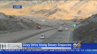 Slick Conditions Along Grapevine After Latest Storm