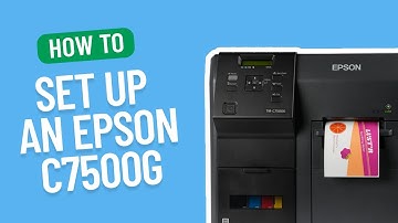 How to Set Up an Epson Colorworks C7500G | Smith Corona Labels