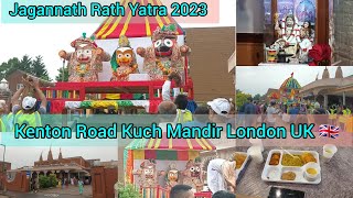 Subh Jaganath Rath Yatra, Stanmore to Kenton Road??️kutch Satsang Swaminarayan Templein London ??