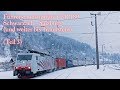 4k Führerstandsmitfahrt Tauernbahn im Winter. Teil III Schwarzach - Salzburg (- Traunstein)