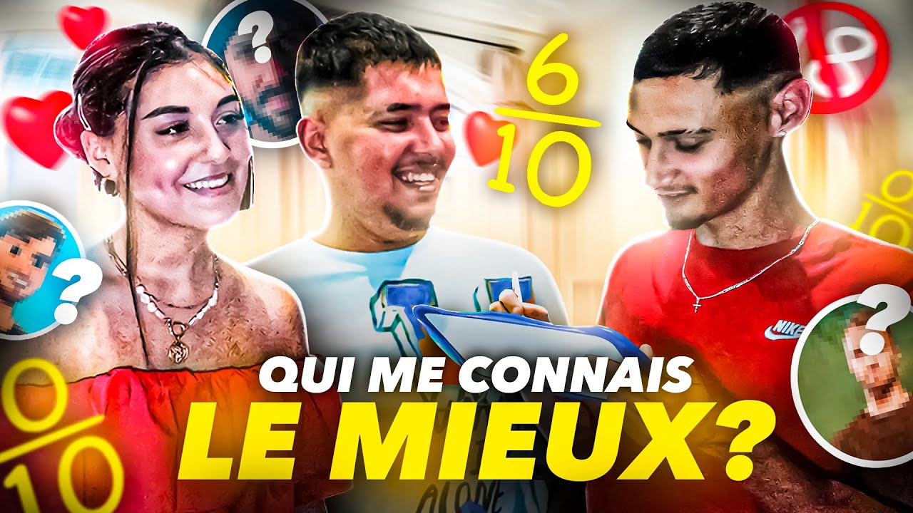 QUI ME CONNAÎT LE MIEUX ? 🤔 (meilleurs amis) - YouTube