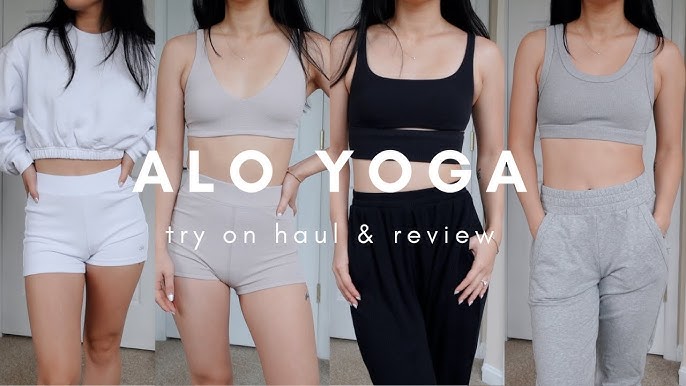 ALO YOGA ALOVERSARY SALE try on haul & review: loungewear
