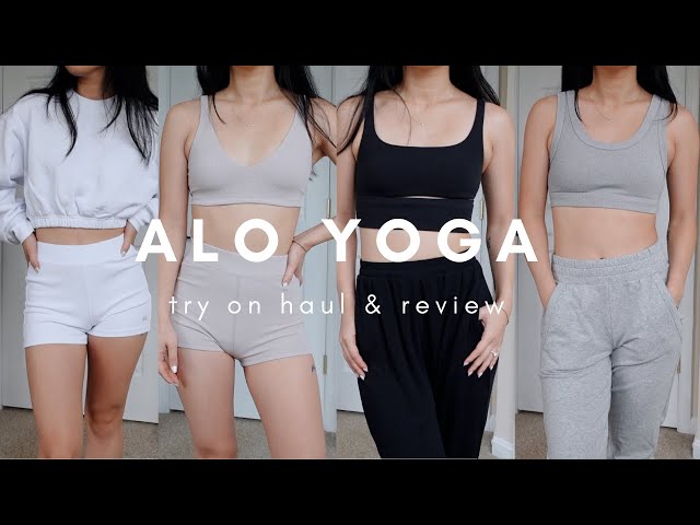 ALO YOGA SPRING 2021 TRY ON HAUL! CHERRY COLA, VAPORS & SO MUCH