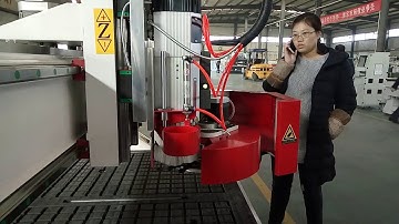 Disc type tool changer cnc router 1325