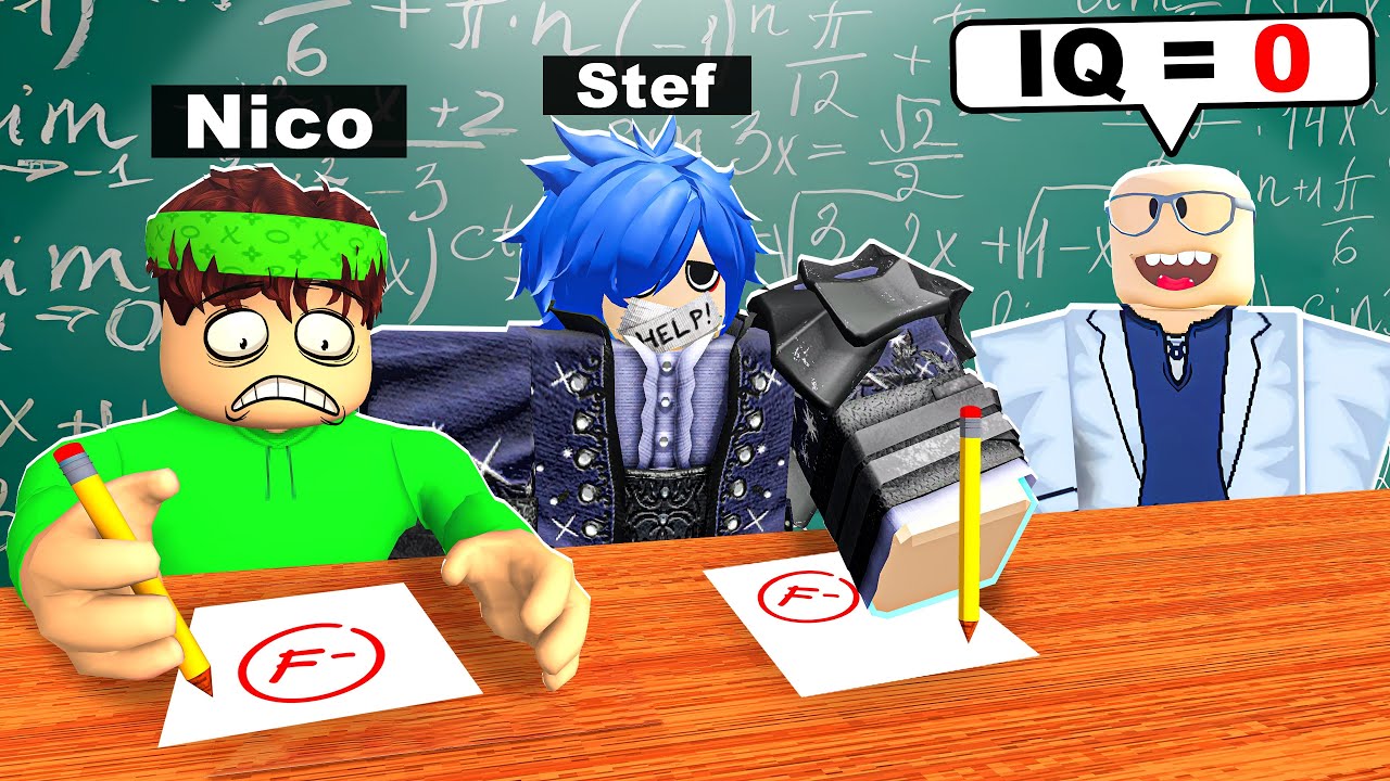 STEF CONTRO NICO in un QI TEST su ROBLOX!