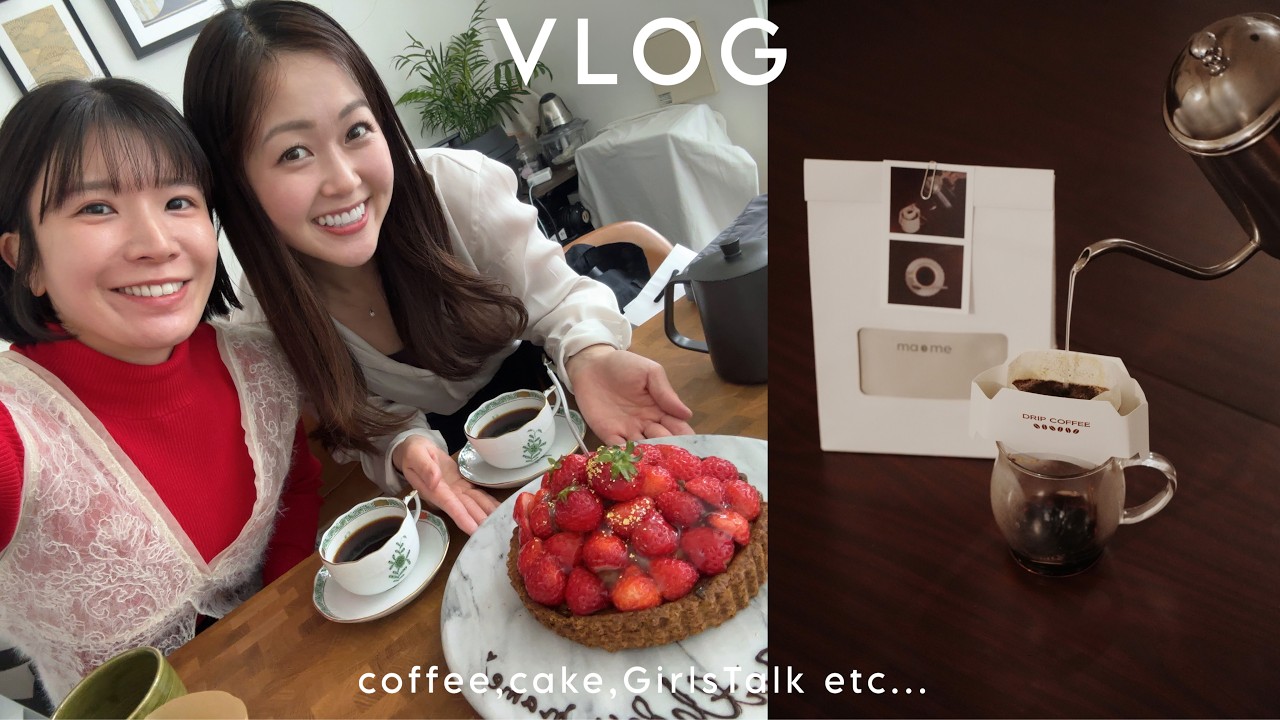 【vlog】皆さんにご報告とお誕生日をお祝いしてもらった日🎂🌸