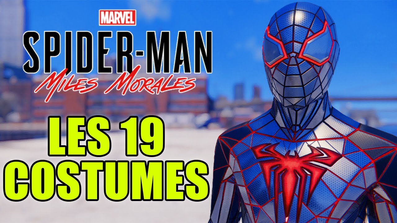 SPIDER-MAN MILES MORALES  TOUS LES COSTUMES ! 