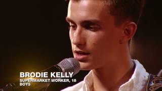 Hey there Delilah! - Brodie Kelly - Amazing Audition! [The X-Factor] [HD]