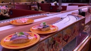 Conveyor Belt Sushi SUSHIRO in Namba Osaka