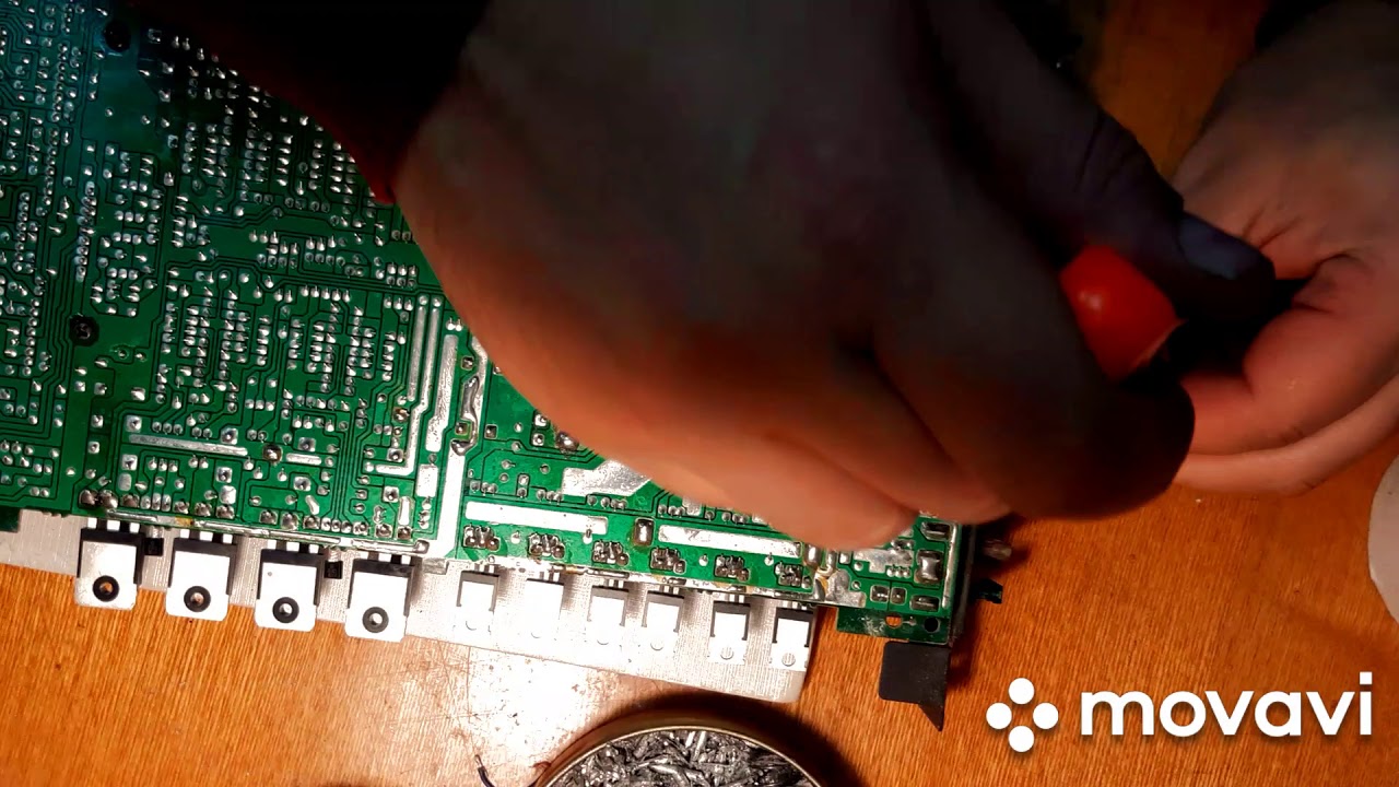 Blaupunkt GTA 475 ремонт сгоревшего усилителя. Не самая прстая ...