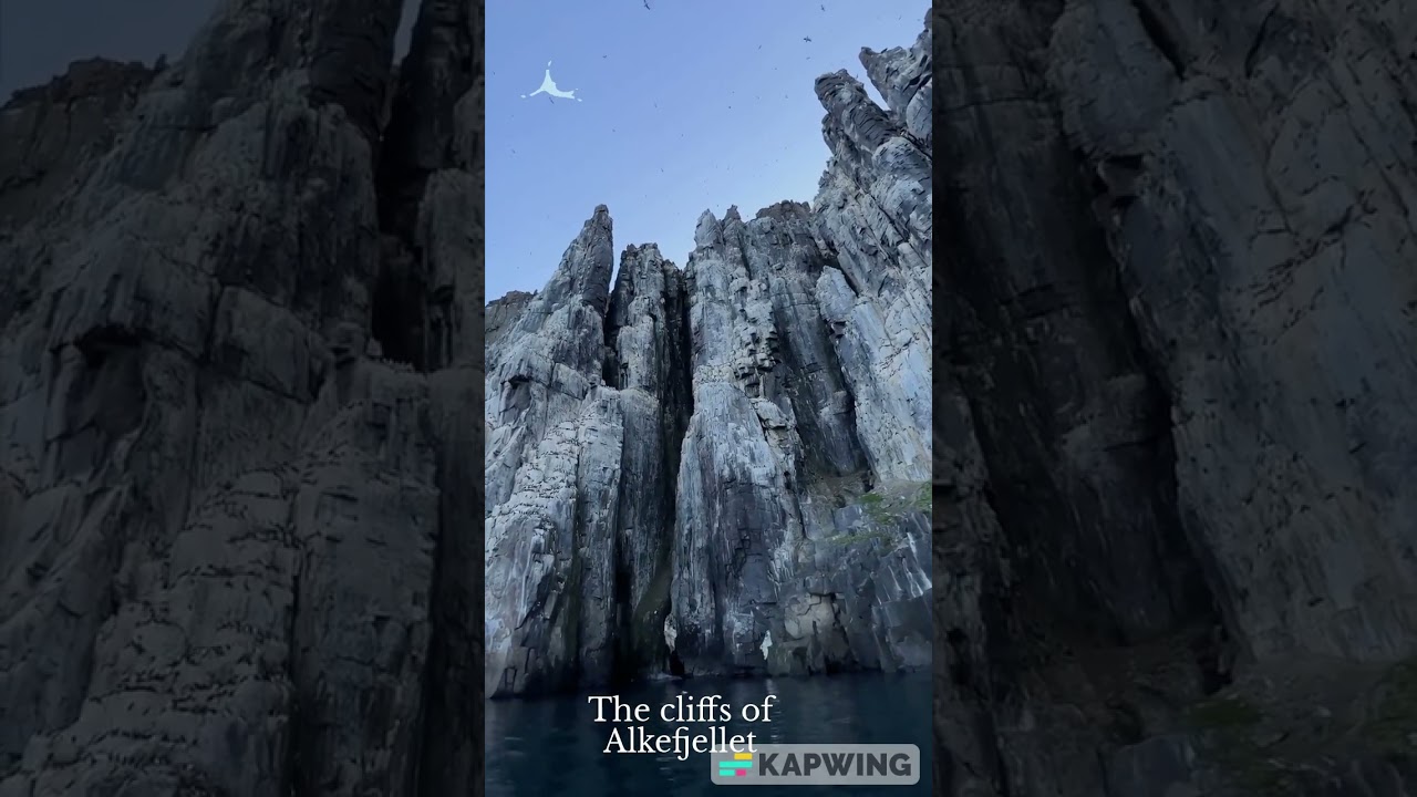 The cliffs of Alkefjellet