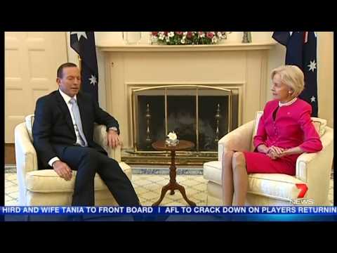 Knighthoods and Dames Return (Mar 25, 2014) - Channel 7 News reports on Prime Minister Tony Abbott's announcement that knights and dames will be retintroduced to honour Australians of preeminent achievement