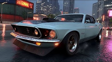 Need for Speed 🏎️ Night Racing with Grey Ford Mustang ⚡🌃 iOS Android Real Touch Gameplay 2025