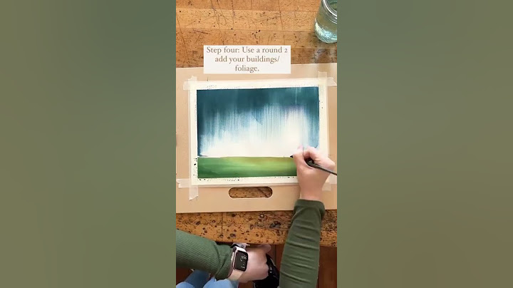 Easy watercolor painting | Learn how to paint an epic watercolor landscape