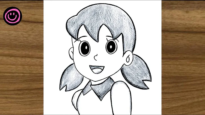 How to Draw Easy Shizuka from Doraemon step by step || Very Easy drawing ideas for beginners