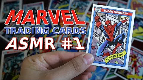 ASMR - Marvel Super Hero Trading Cards #1 - Whispering, Mouth Sounds, Relaxing