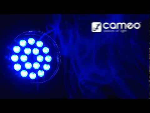 Cameo Light PAR 64 CAN - 18 x 8W QUAD Colour LED PAR Can RGBW